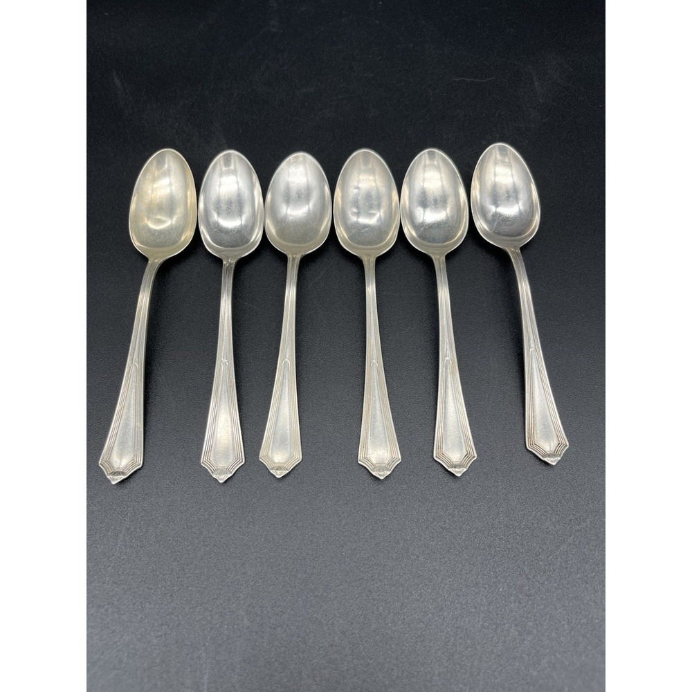 Sterling Silver Plymouth Gorham 6 Piece Teaspoon Set